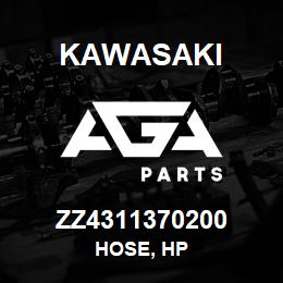 ZZ4311370200 Kawasaki HOSE, HP | AGA Parts