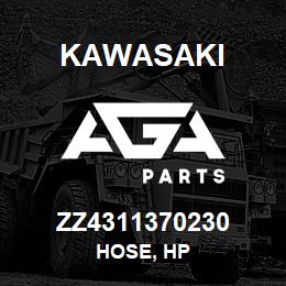 ZZ4311370230 Kawasaki HOSE, HP | AGA Parts