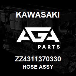 ZZ4311370330 Kawasaki HOSE ASSY | AGA Parts