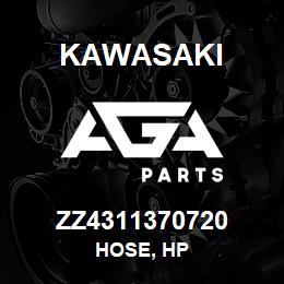 ZZ4311370720 Kawasaki HOSE, HP | AGA Parts