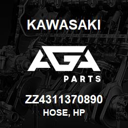 ZZ4311370890 Kawasaki HOSE, HP | AGA Parts