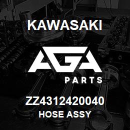 ZZ4312420040 Kawasaki HOSE ASSY | AGA Parts