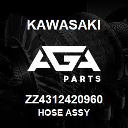 ZZ4312420960 Kawasaki HOSE ASSY | AGA Parts