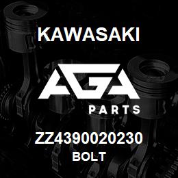 ZZ4390020230 Kawasaki BOLT | AGA Parts