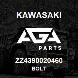 ZZ4390020460 Kawasaki BOLT | AGA Parts