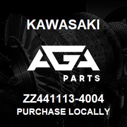 ZZ441113-4004 Kawasaki PURCHASE LOCALLY | AGA Parts