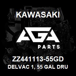 ZZ441113-55GD Kawasaki DELVAC 1, 55 GAL DRUM | AGA Parts