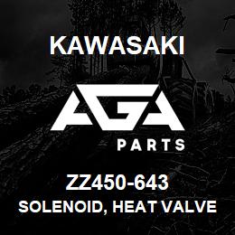 ZZ450-643 Kawasaki SOLENOID, HEAT VALVE-SEE NOTES | AGA Parts