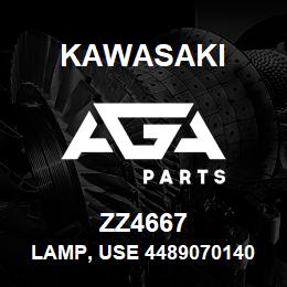 ZZ4667 Kawasaki LAMP, USE 4489070140 | AGA Parts