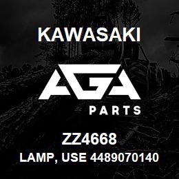 ZZ4668 Kawasaki LAMP, USE 4489070140 | AGA Parts