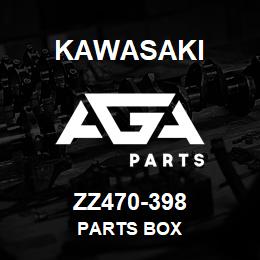 ZZ470-398 Kawasaki PARTS BOX | AGA Parts