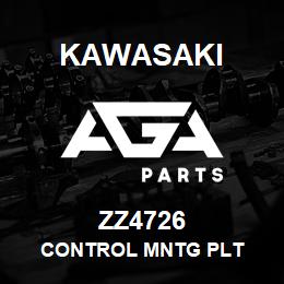 ZZ4726 Kawasaki CONTROL MNTG PLT | AGA Parts