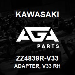 ZZ4839R-V33 Kawasaki ADAPTER, V33 RH | AGA Parts