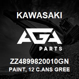 ZZ4899820010GN Kawasaki PAINT, 12 C.ANS GREEN, CARTON | AGA Parts