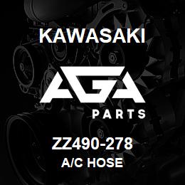 ZZ490-278 Kawasaki A/C HOSE | AGA Parts