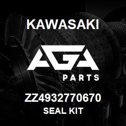 ZZ4932770670 Kawasaki SEAL KIT | AGA Parts