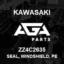 ZZ4C2635 Kawasaki SEAL, WINDSHIELD, PER FOOT | AGA Parts