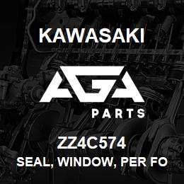 ZZ4C574 Kawasaki SEAL, WINDOW, PER FOOT | AGA Parts