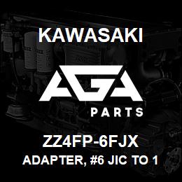 ZZ4FP-6FJX Kawasaki ADAPTER, #6 JIC TO 1/4 IN. NPT | AGA Parts