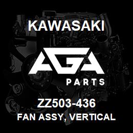 ZZ503-436 Kawasaki FAN ASSY, VERTICAL | AGA Parts