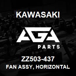 ZZ503-437 Kawasaki FAN ASSY, HORIZONTAL | AGA Parts