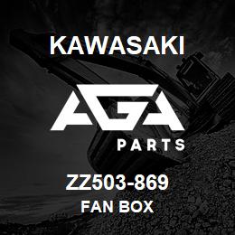 ZZ503-869 Kawasaki FAN BOX | AGA Parts