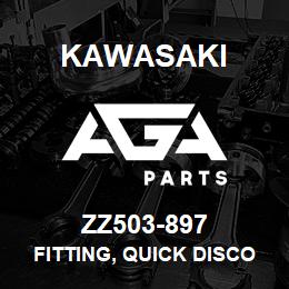 ZZ503-897 Kawasaki FITTING, QUICK DISCONNECT | AGA Parts