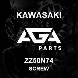 ZZ50N74 Kawasaki SCREW | AGA Parts