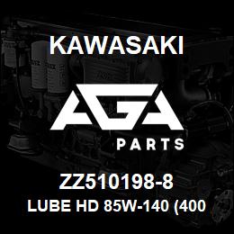 ZZ510198-8 Kawasaki LUBE HD 85W-140 (400LB. DRUM) | AGA Parts