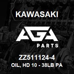 ZZ511124-4 Kawasaki OIL, HD 10 - 38LB PAIL | AGA Parts