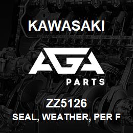 ZZ5126 Kawasaki SEAL, WEATHER, PER FOOT | AGA Parts