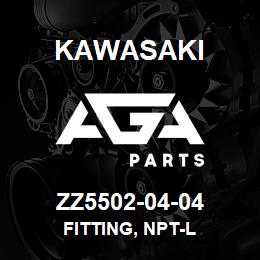 ZZ5502-04-04 Kawasaki FITTING, NPT-L | AGA Parts