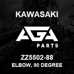 ZZ5502-88 Kawasaki ELBOW, 90 DEGREE | AGA Parts