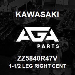 ZZ5840R47V Kawasaki 1-1/2 LEG RIGHT CENTER ADAPTER | AGA Parts