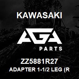 ZZ5881R27 Kawasaki ADAPTER 1-1/2 LEG (RIGHT) | AGA Parts