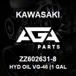 ZZ602631-8 Kawasaki HYD OIL VG-46 (1 GAL) | AGA Parts