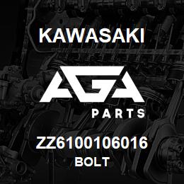 ZZ6100106016 Kawasaki BOLT | AGA Parts