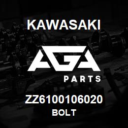 ZZ6100106020 Kawasaki BOLT | AGA Parts