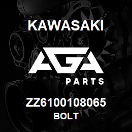 ZZ6100108065 Kawasaki BOLT | AGA Parts