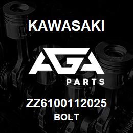 ZZ6100112025 Kawasaki BOLT | AGA Parts