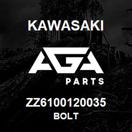 ZZ6100120035 Kawasaki BOLT | AGA Parts