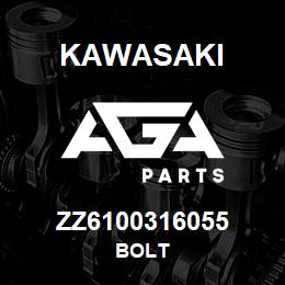 ZZ6100316055 Kawasaki BOLT | AGA Parts