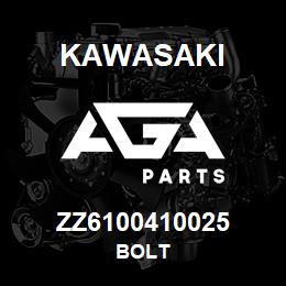 ZZ6100410025 Kawasaki BOLT | AGA Parts