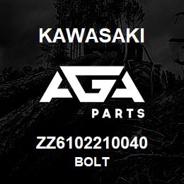 ZZ6102210040 Kawasaki BOLT | AGA Parts