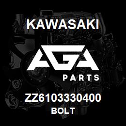 ZZ6103330400 Kawasaki BOLT | AGA Parts