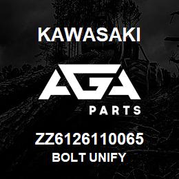 ZZ6126110065 Kawasaki BOLT UNIFY | AGA Parts