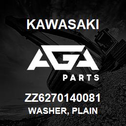 ZZ6270140081 Kawasaki WASHER, PLAIN | AGA Parts