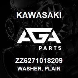 ZZ6271018209 Kawasaki WASHER, PLAIN | AGA Parts