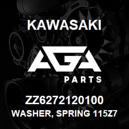 ZZ6272120100 Kawasaki WASHER, SPRING 115Z7 | AGA Parts