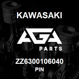 ZZ6300106040 Kawasaki PIN | AGA Parts